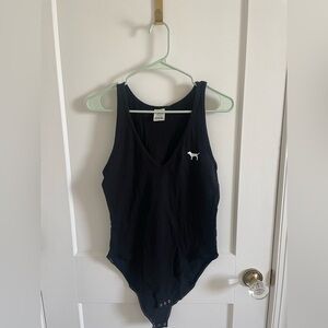 Women’s PINK by Victoria’s Secret black v-neck bodysuit